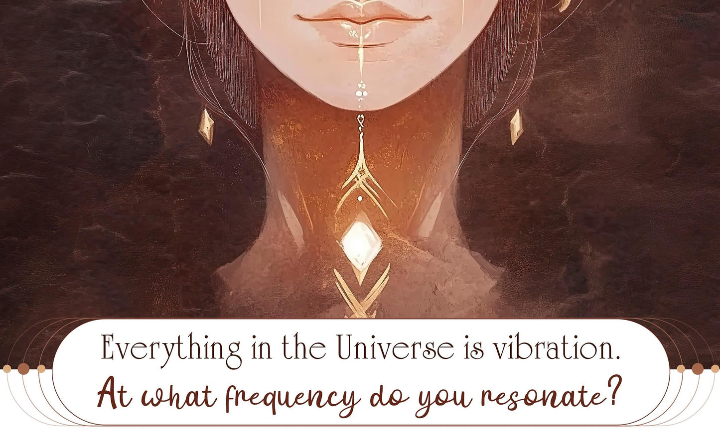 Spiritual Boho Printable Wall Art – "Everything is Vibration" Quote – Warm Beige and White Digital Download – Mindfulness and Soulful Decor