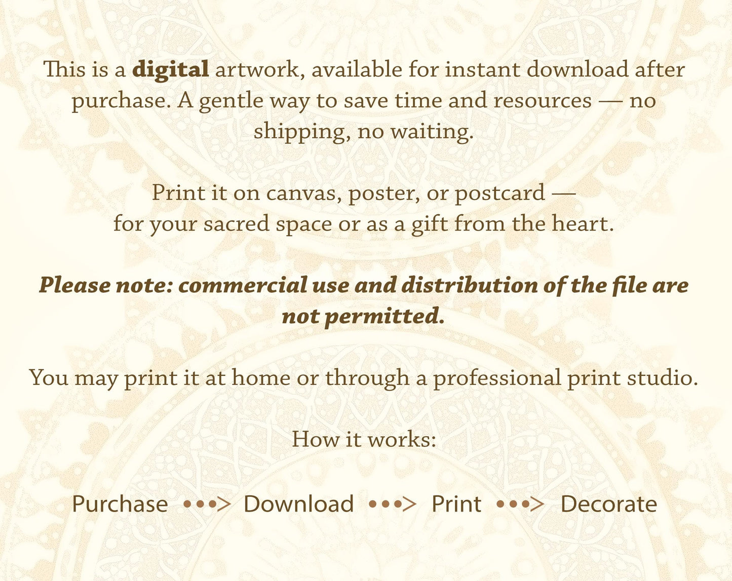 Energy Flow Printable Art – Spiritual Boho Digital Download – Earth Tone Wall Decor – Mindfulness & Meditation Print - Boho Greeting Card