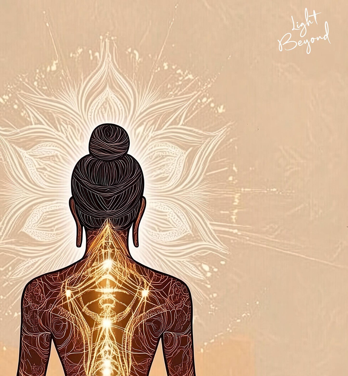 Chakras Printable Yoga Art featuring a thought-provoking question inspired by Buddhist philosophy – Natural Colors Wall Decor